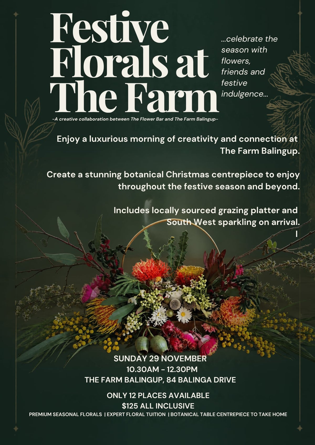 Festive Florals at The Farm
